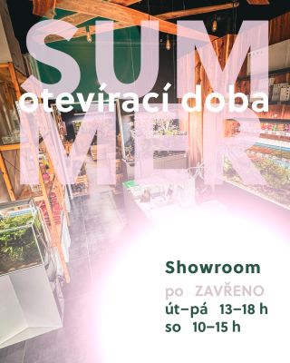 Letní režim v showroomu 🐚☀️ Červenec a srpen jsou tu –⁠ čas, kdy svět zpomaluje, je víc prostoru pro nové nápady,...